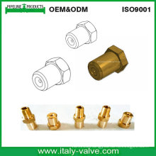 Brass Ferrule Nut/Female Connector (IC-9090)